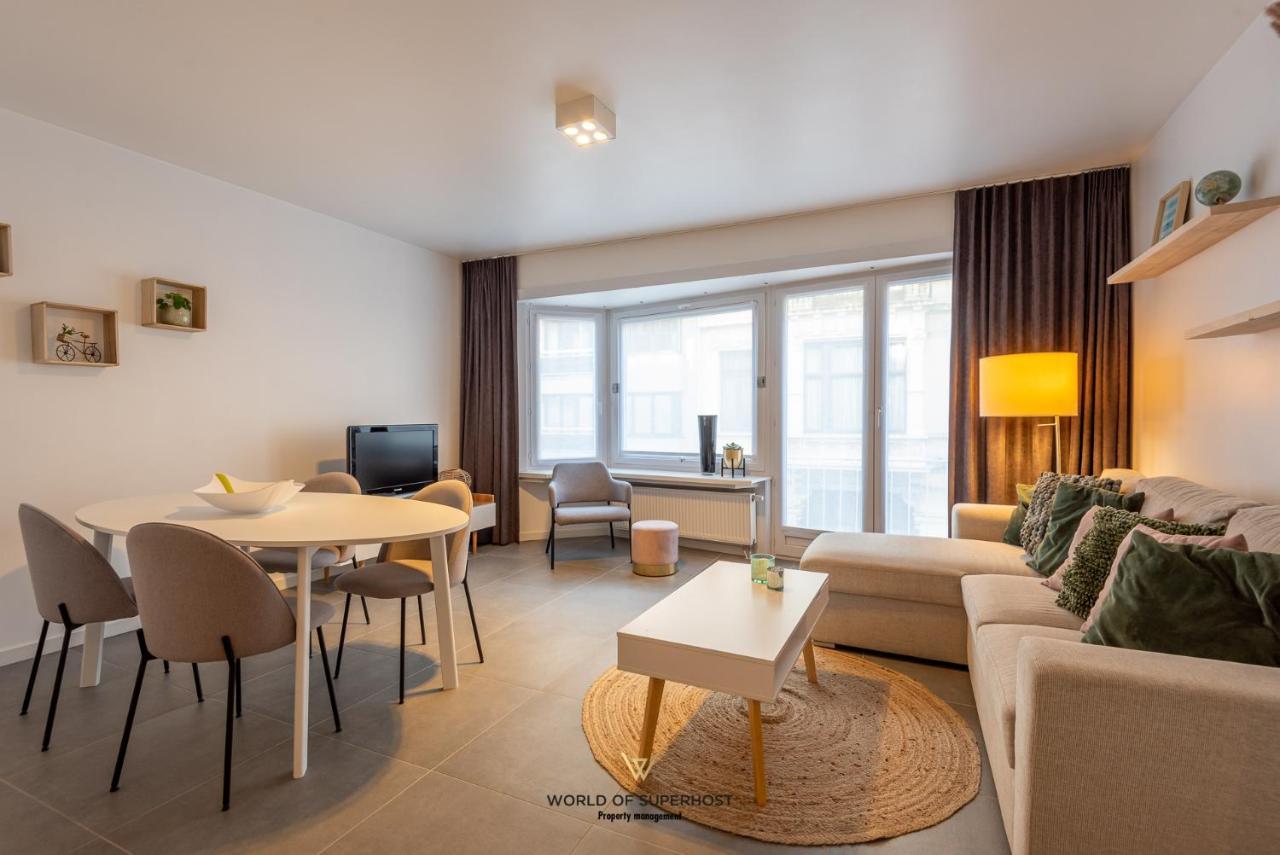 Spacious Apartment Closeby The Sea Up To 6 People! Oostende Bagian luar foto